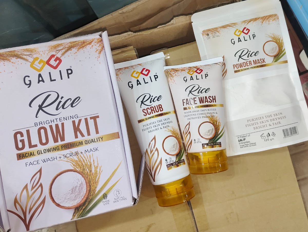 GALIP Rice Glow Kit - Korean Glow Mask - Korean Glow Kit | Best Quality Skin Care Kit - Beauty Kit
